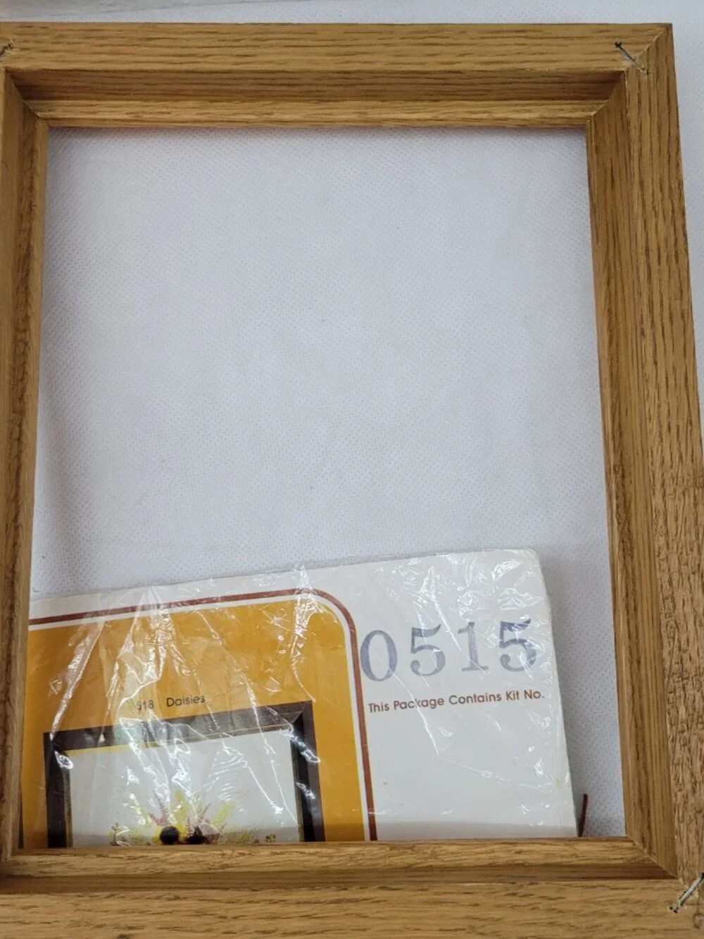 1978 Creative Circle Crewel Kit #515 Sunflowers PLUS Frame and Stretch Bars - fo